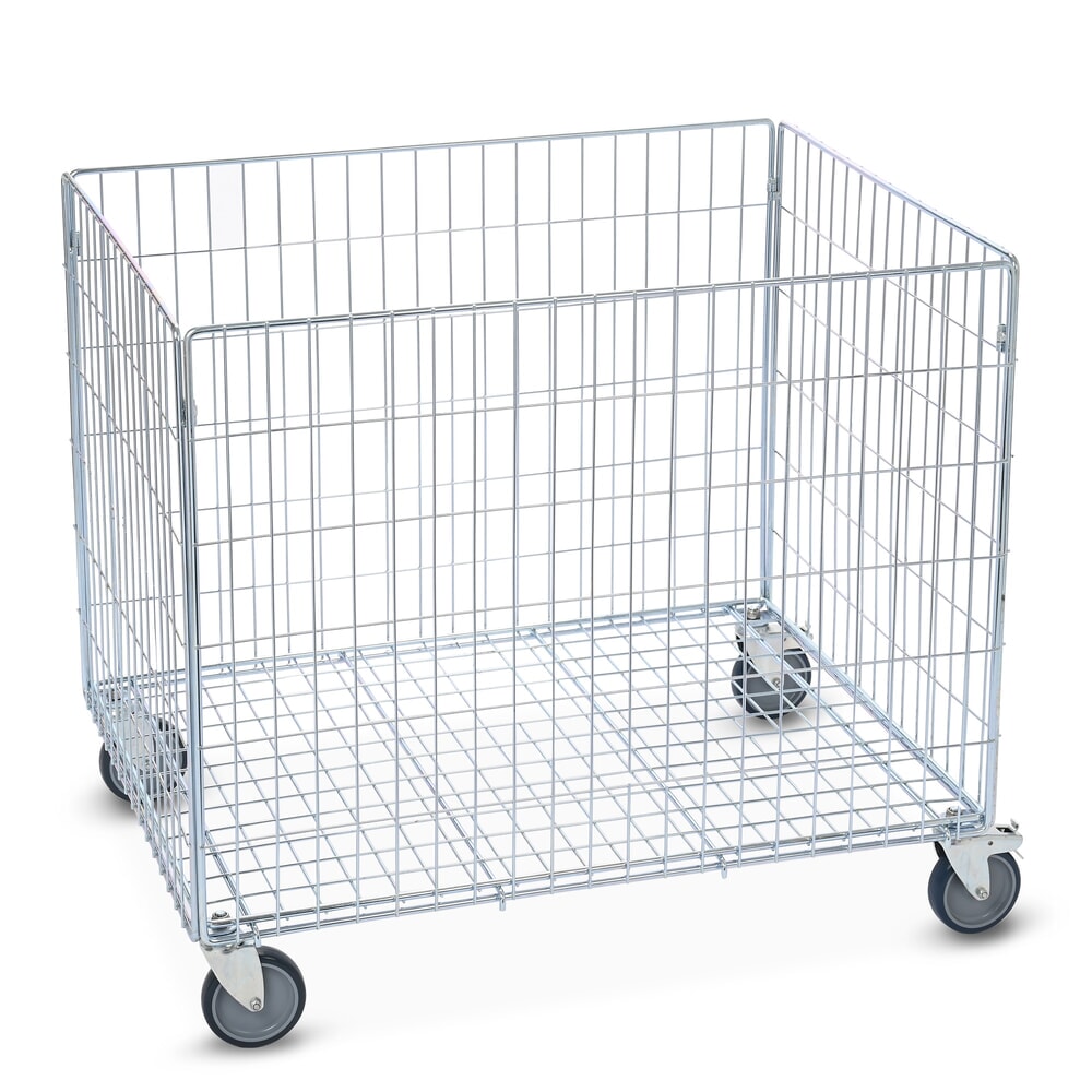 Obrázek produktu: Pojízdný zásobník HEMMDAL se 4 řiditelnými kolečky, V×Š×H 735 × 630 × 830 mm, nosnost 60 kg