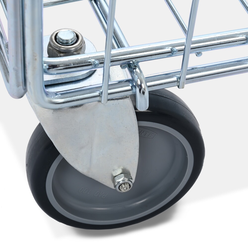 Číslo obrázku produktu 6: Pojízdný zásobník HEMMDAL se 4 řiditelnými kolečky, V×Š×H 735 × 630 × 830 mm, nosnost 60 kg