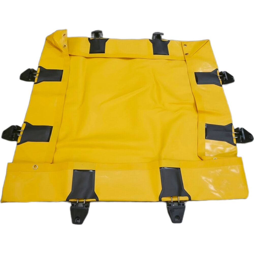 Číslo obrázku produktu 6: Steinbock® skládací sběrná vana Light z PVC, VxŠxH 203 x 1 200 x 1 200 mm, objem 299 l