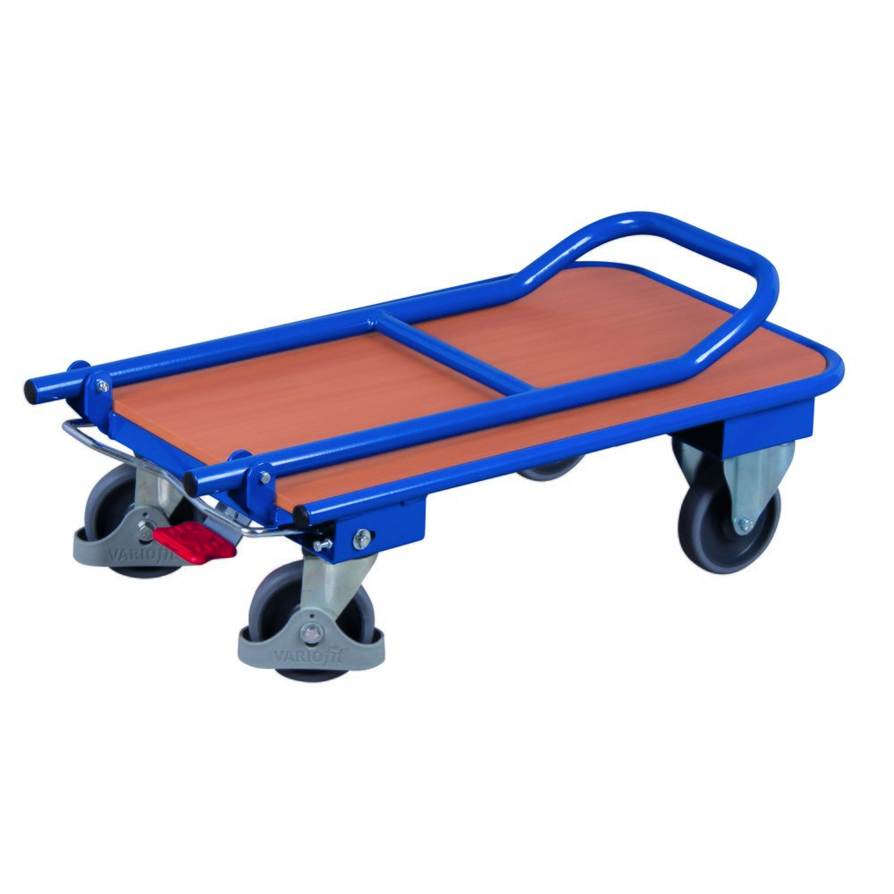 Číslo obrázku produktu 2: Skládací vozík VARIOfit®, ložná plocha ŠxH 450 x 720 mm, nosnost 150 kg