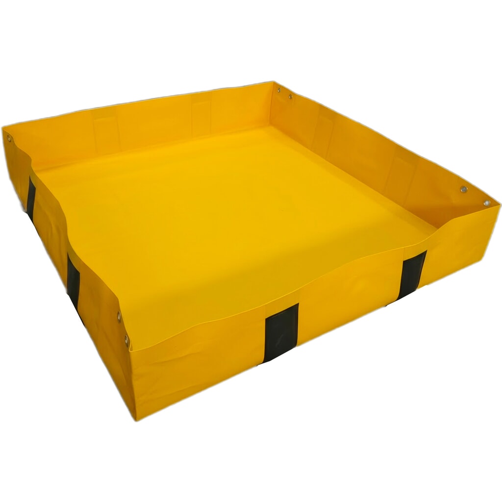 Steinbock® skládací sběrná vana Light z PVC, VxŠxH 203 x 1 200 x 1 200 mm, objem 299 l Číslo obrázku produktu 3: Steinbock® skládací sběrná vana Light z PVC, VxŠxH 203 x 1 200 x 1 200 mm, objem 299 l