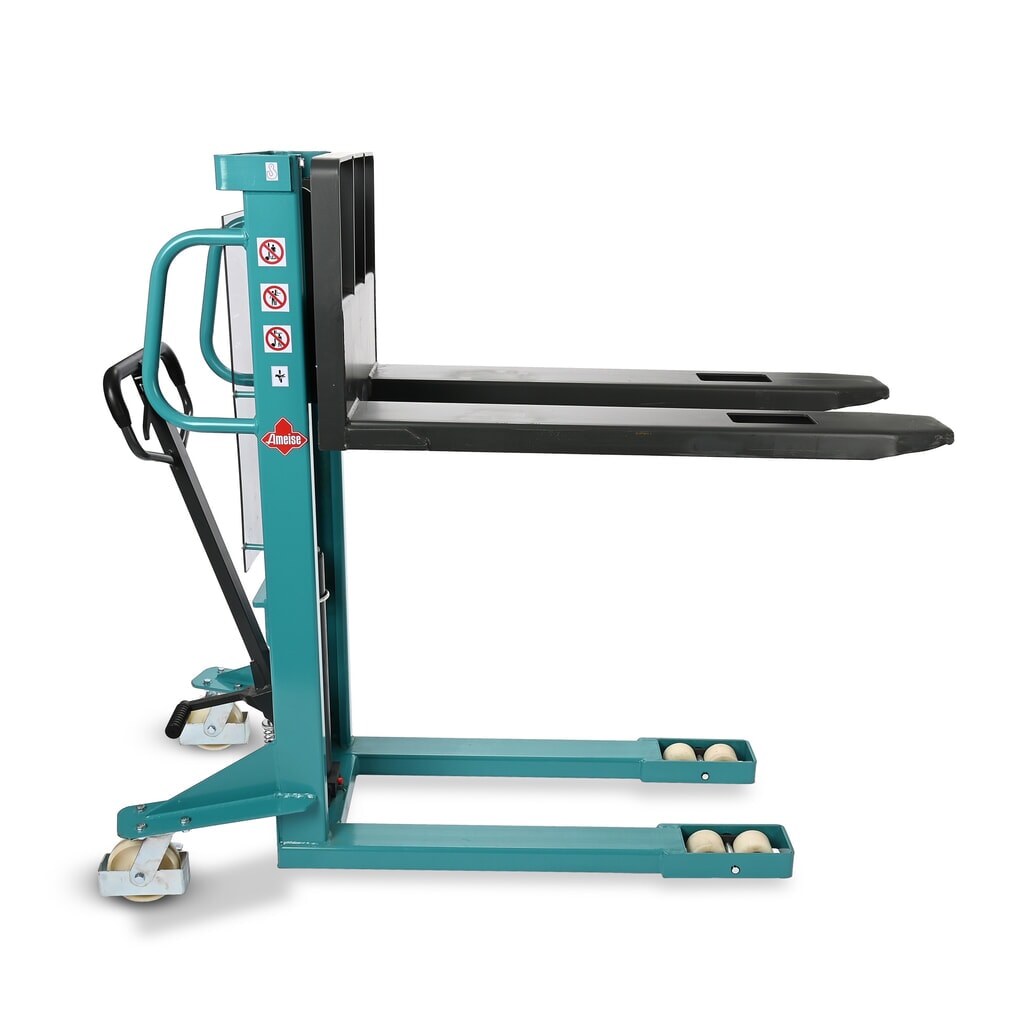 Číslo obrázku produktu 4: Hydraulický vysokozdvižný vozík Ameise® PSM 1.0 jednoduchý sloup, výška zdvihu 1000 mm, nosnost 1000 kg