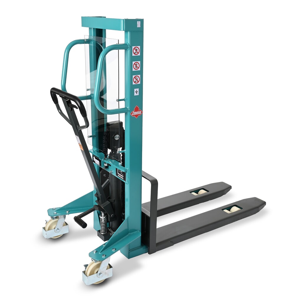 Číslo obrázku produktu 1: Hydraulický vysokozdvižný vozík Ameise® PSM 1.0 jednoduchý sloup, výška zdvihu 1000 mm, nosnost 1000 kg