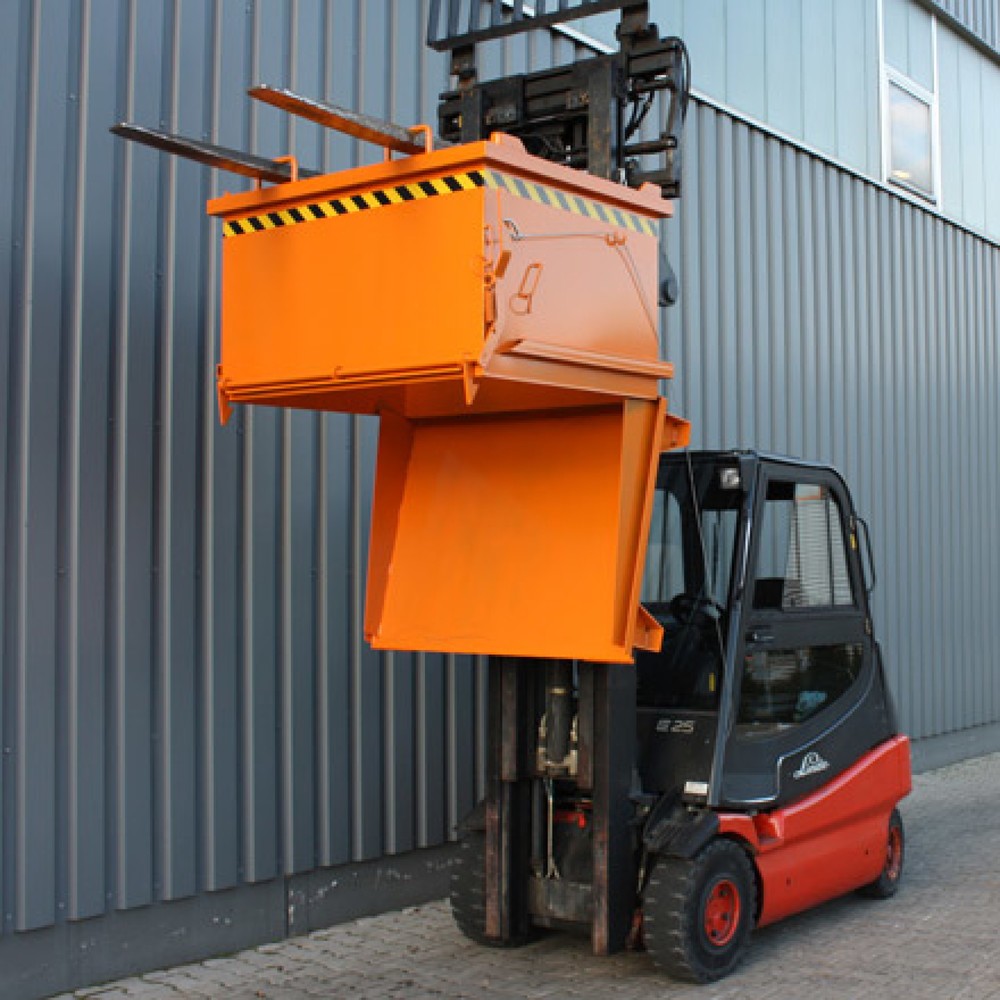 Číslo obrázku produktu 2: Sklopná spodní kontejner s tažné lano, objem 0,75 m³, antracitová šedá