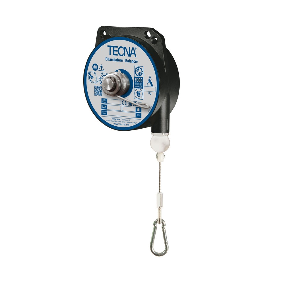 Číslo obrázku produktu 1: Pružinový balancér Foodline, lanko 2 m, nosnost 1-2,5 kg