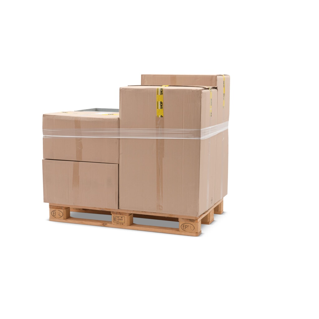 Balicí páska na palety PE, DxŠ 1200 x 100 mm Obrázek produktu: Balicí páska na palety PE, DxŠ 1200 x 100 mm