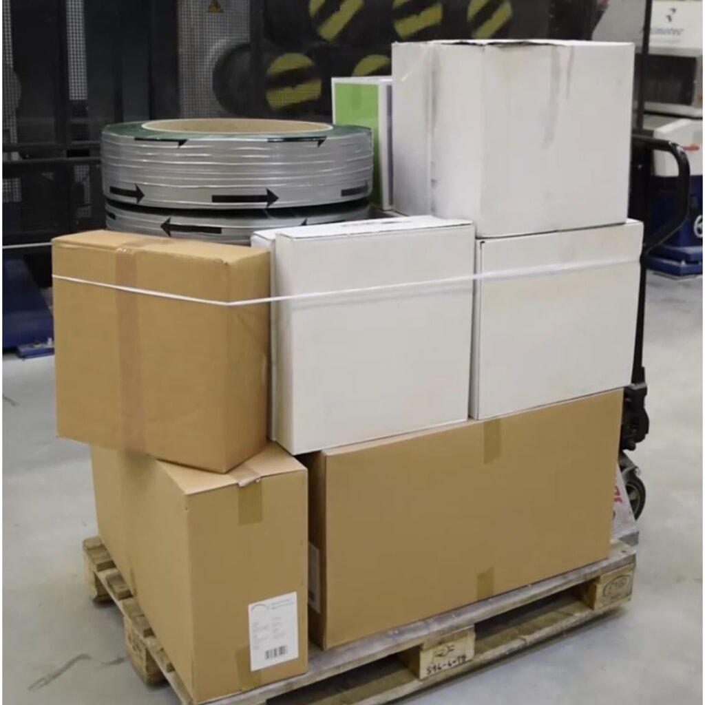 Balicí páska na palety PE, DxŠ 1200 x 100 mm Číslo obrázku produktu 5: Balicí páska na palety PE, DxŠ 1200 x 100 mm