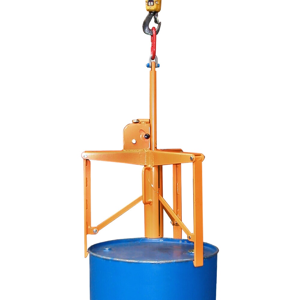 Obrázek produktu: Bauer® podavač sudů 3P, 3bodový upínací systém, nosnost 400 kg, lakovaný, žlutooranžový
