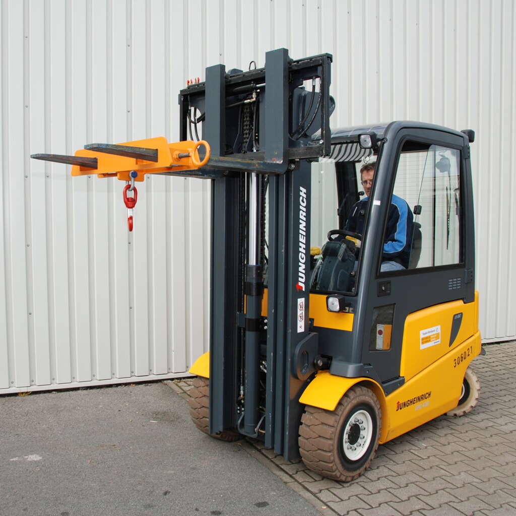Bauer® Jeřábový hák pro vysokozdvižný vozík, pozinkovaný, nosnost 1 500 kg Číslo obrázku produktu 2: Bauer® Jeřábový hák pro vysokozdvižný vozík, pozinkovaný, nosnost 1 500 kg