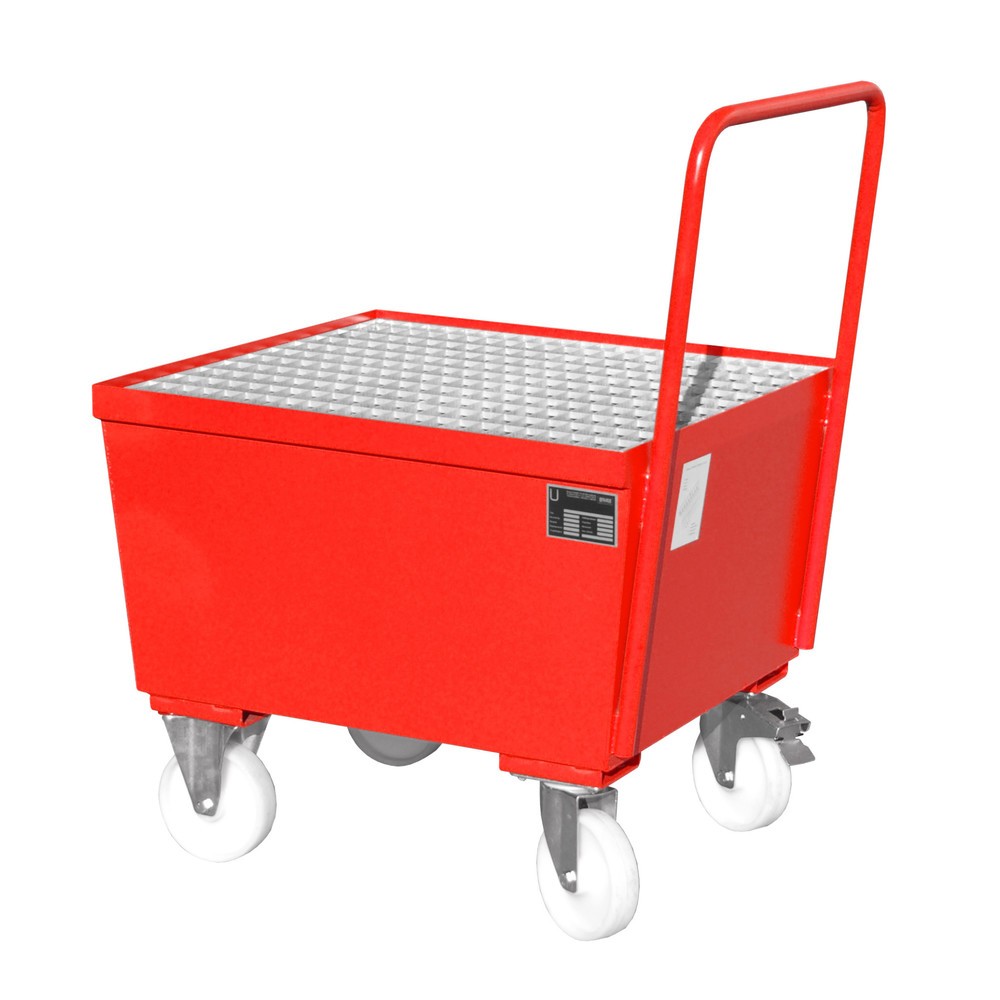 Obrázek produktu: Bauer® Sběrná vana, mobilní, 1x 200 l nastojato, objem 215 l, ohnivá červená