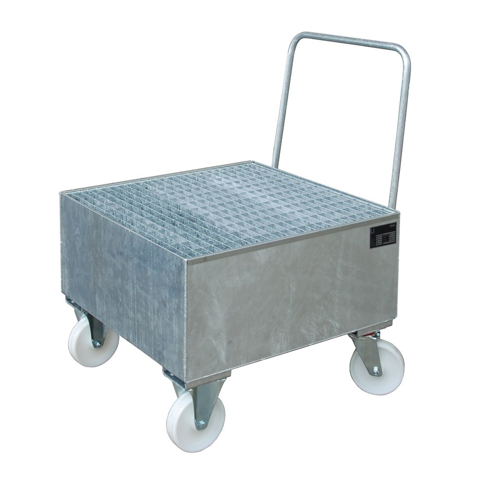Obrázek produktu: Bauer® Sběrná vana, mobilní, 1x 200 l nastojato, objem 203 l, žárově zinkováno