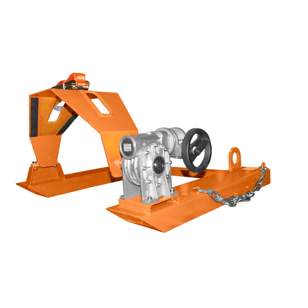 Bauer® Naklápěče sudů, nosnost 300 kg, pro sud s Ø 350-600 mm, kliková rukojeť, RAL 2000 žlutooranžová Číslo obrázku produktu 2: Bauer® Naklápěče sudů, nosnost 300 kg, pro sud s Ø 350-600 mm, kliková rukojeť, RAL 2000 žlutooranžová