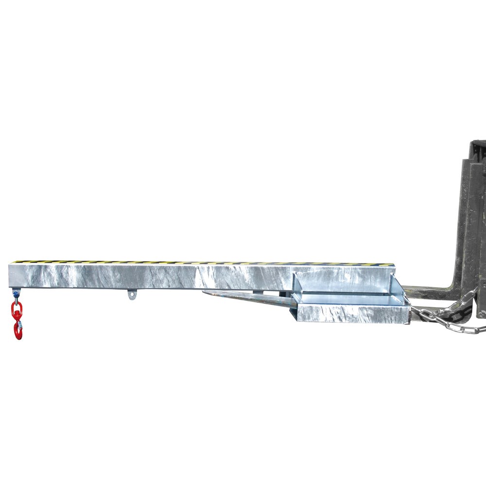Číslo obrázku produktu 1: Bauer® Rameno, model 1, pevné provedení, 3 pozice háku, základní délka 1 600 mm, nosnost 2 500 kg, pozinkované