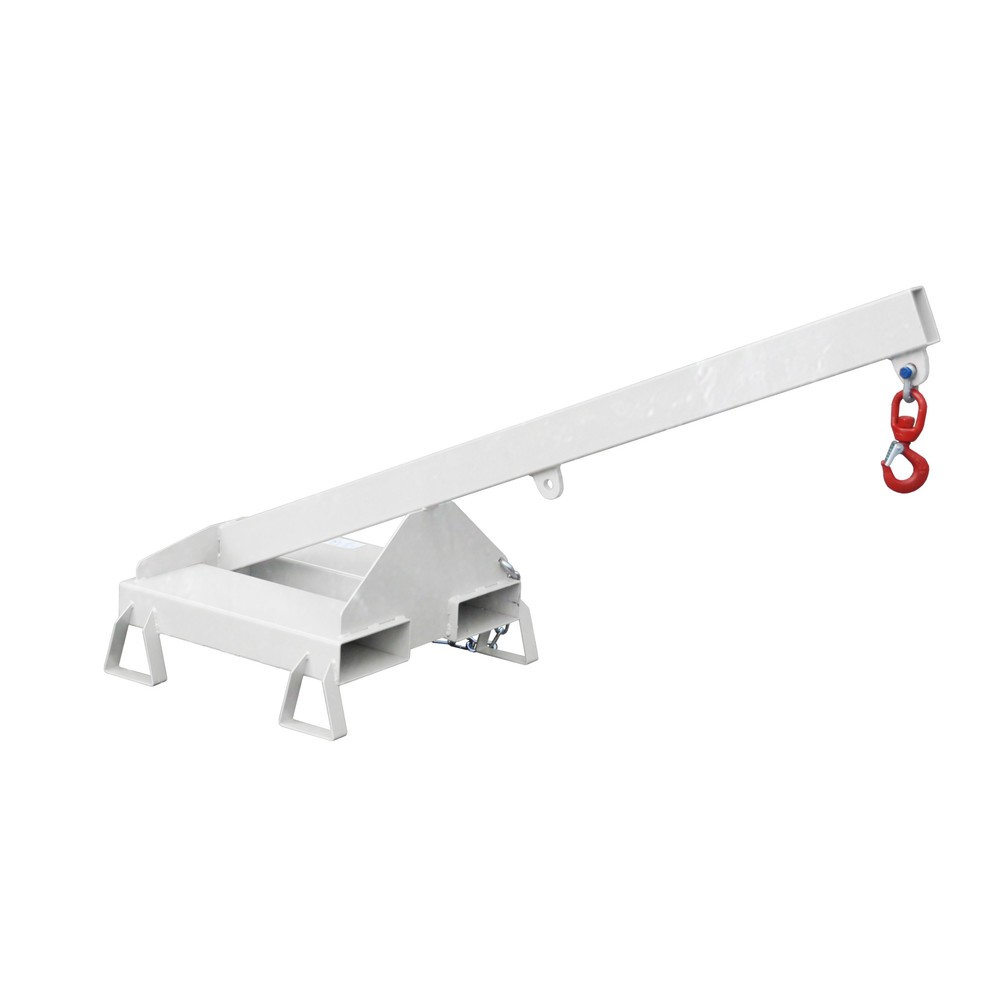 Číslo obrázku produktu 1: Bauer® Rameno, model 2, pevné provedení, 2 pozice háku, základní délka 1 600 mm, nosnost 1 000 kg, pozinkované