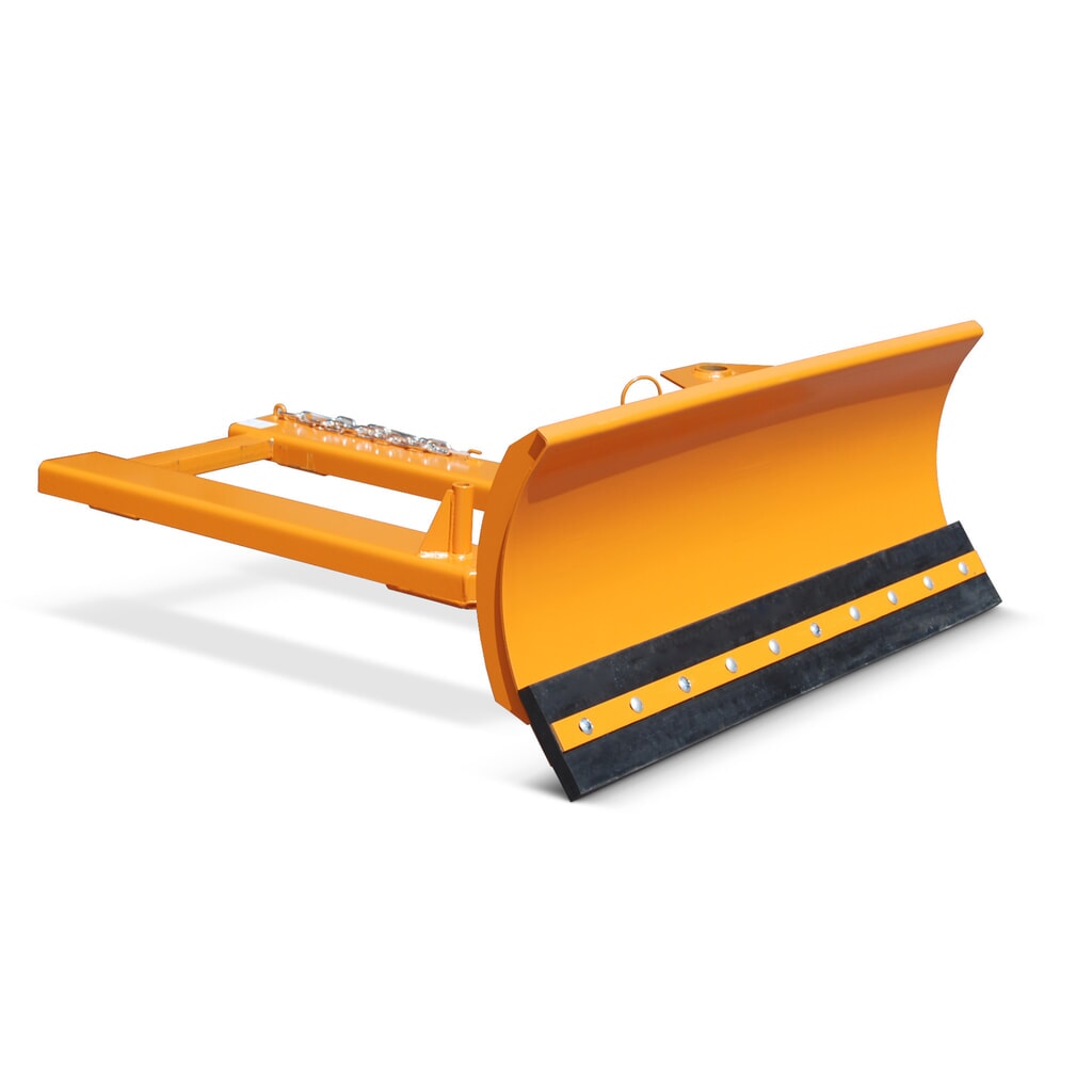 Bauer® Sněhová radlice pro vysokozdvižný vozík s gumovou shrnovací lištou, kyvný závěs, šířka radlice 1500 mm Obrázek produktu: Bauer® Sněhová radlice pro vysokozdvižný vozík s gumovou shrnovací lištou, kyvný závěs, šířka radlice 1500 mm