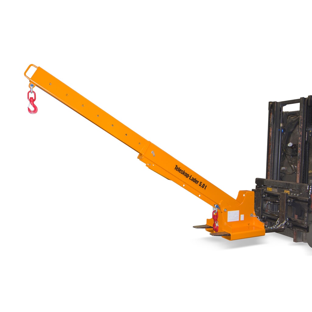 Bauer® jeřábové rameno model 1, dosah až 3 690 mm, nosnost až 2 500 kg, žlutooranžové Obrázek produktu: Bauer® jeřábové rameno model 1, dosah až 3 690 mm, nosnost až 2 500 kg, žlutooranžové