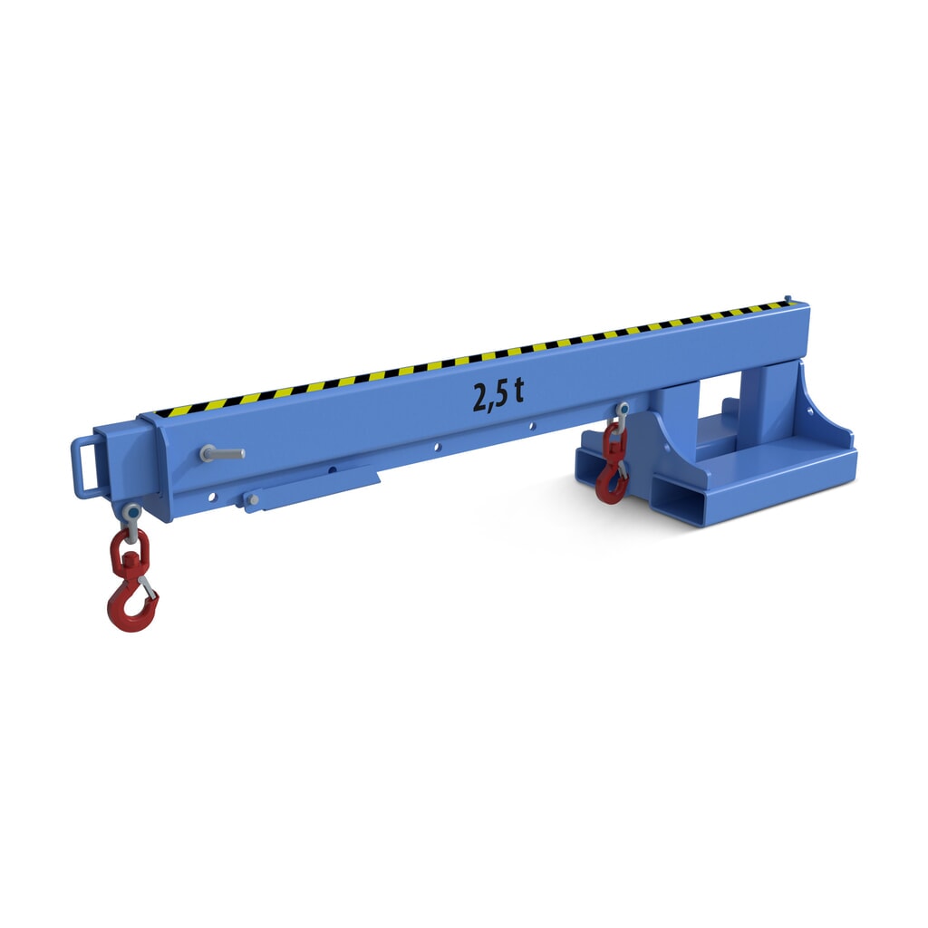Číslo obrázku produktu 5: Bauer® jeřábové rameno model 2, dosah až 3 655 mm, nosnost až 2 500 kg, žlutooranžové