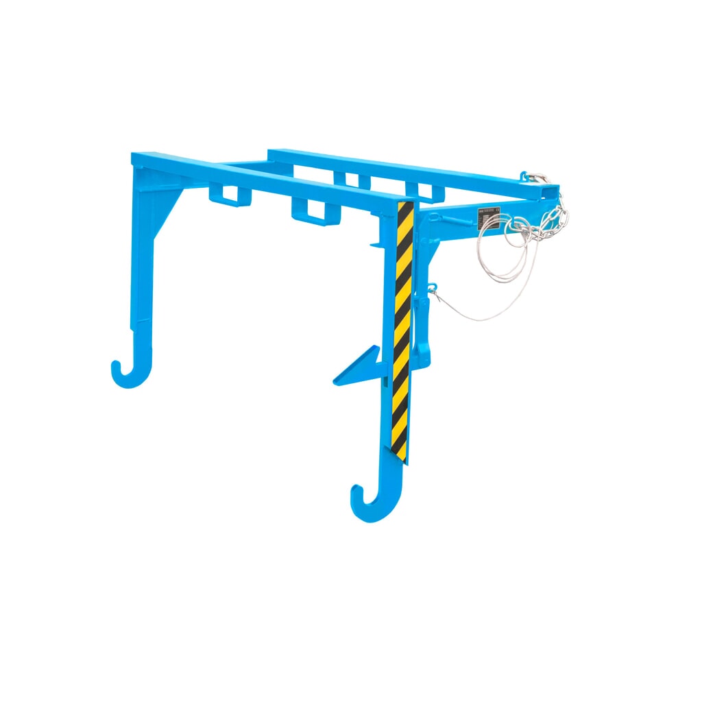 Bauer® Traverza pro stohovatelné vyklápěcí zásobníky, objem 1,5 m³, RAL 5012 světle modrá Obrázek produktu: Bauer® Traverza pro stohovatelné vyklápěcí zásobníky, objem 1,5 m³, RAL 5012 světle modrá