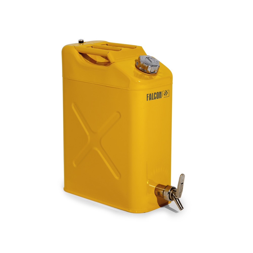 Číslo obrázku produktu 1: Bezpečnostní kanystr, ocel, stáčecí kohout, 20 l