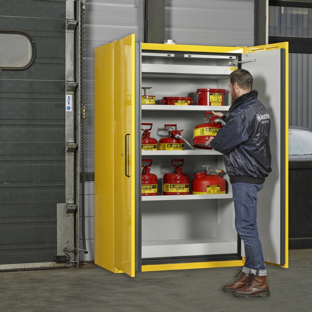 Číslo obrázku produktu 2: Bezpečnostní skříň Justrite® EN F90, 2křídlové dveře