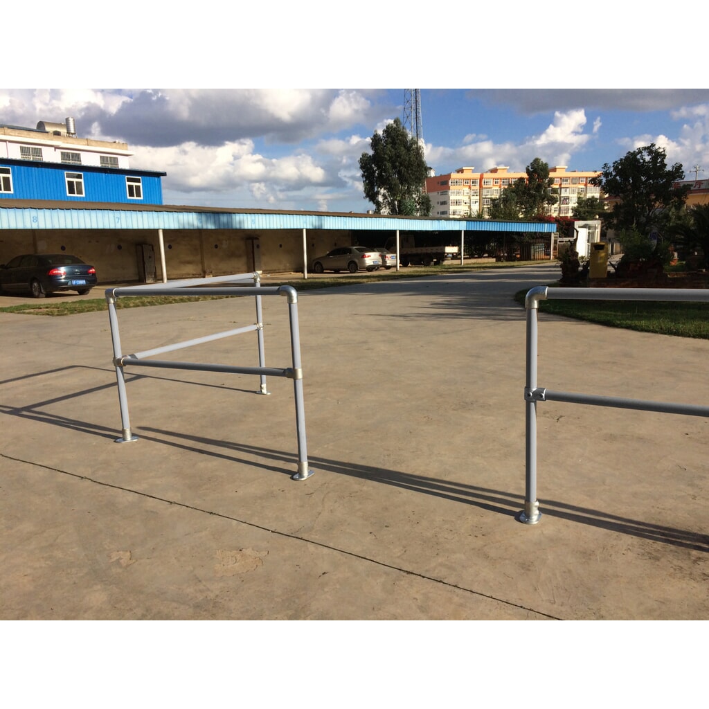 Bezpečnostní zábradlí KwikKit®, rovné, délka 3000 mm, pozinkované Obrázek produktu: Bezpečnostní zábradlí KwikKit®, rovné, délka 3000 mm, pozinkované