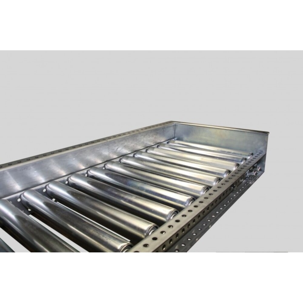 Číslo obrázku produktu 2: Boční vedení z U profilu pro válečkový dopravník pro těžká břemena, oboustranné, oblouk 90°