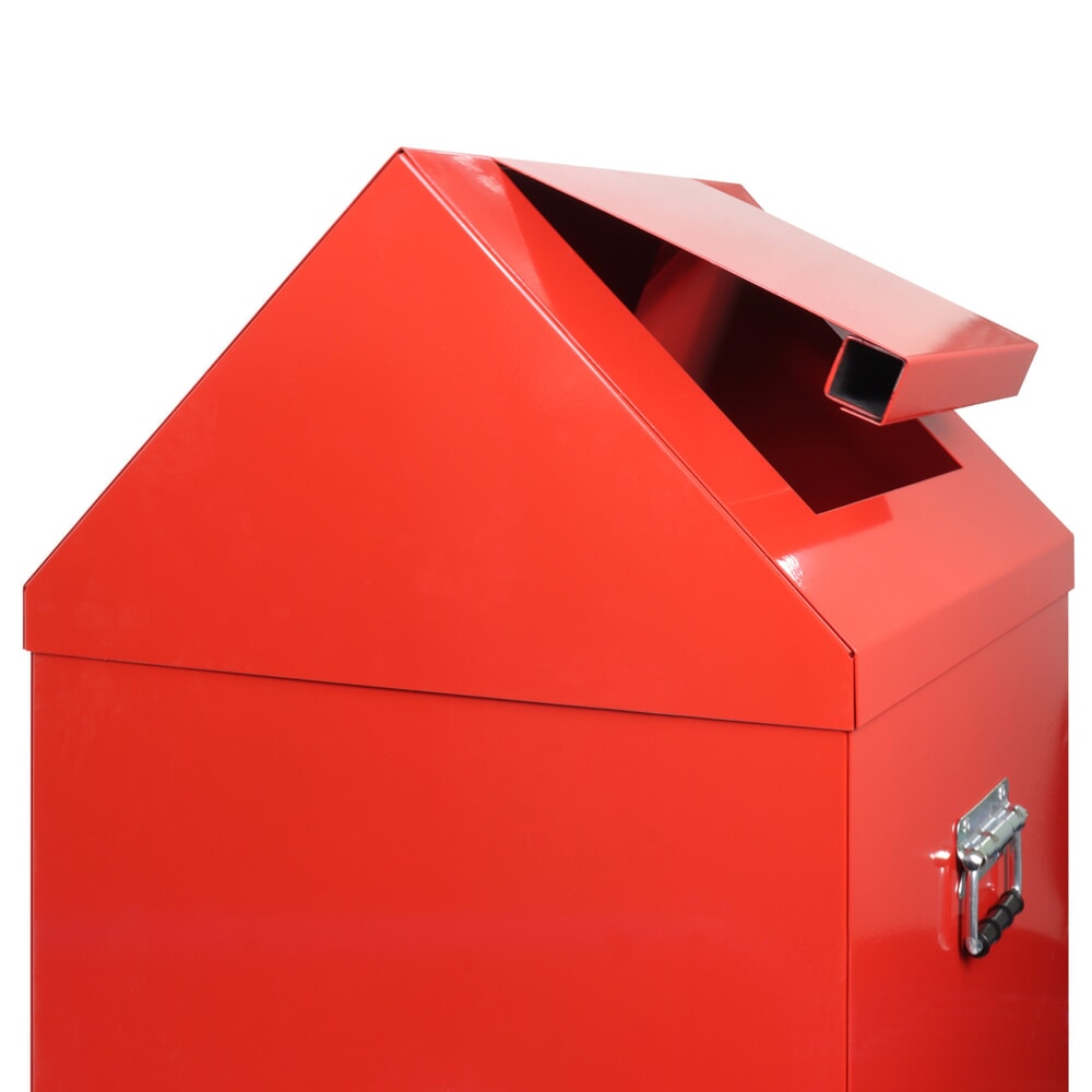 Číslo obrázku produktu 4: Box na čisticí vlnu HEMMDAL, VxŠxH 680 x 400 x 400 mm, ohnivá červená
