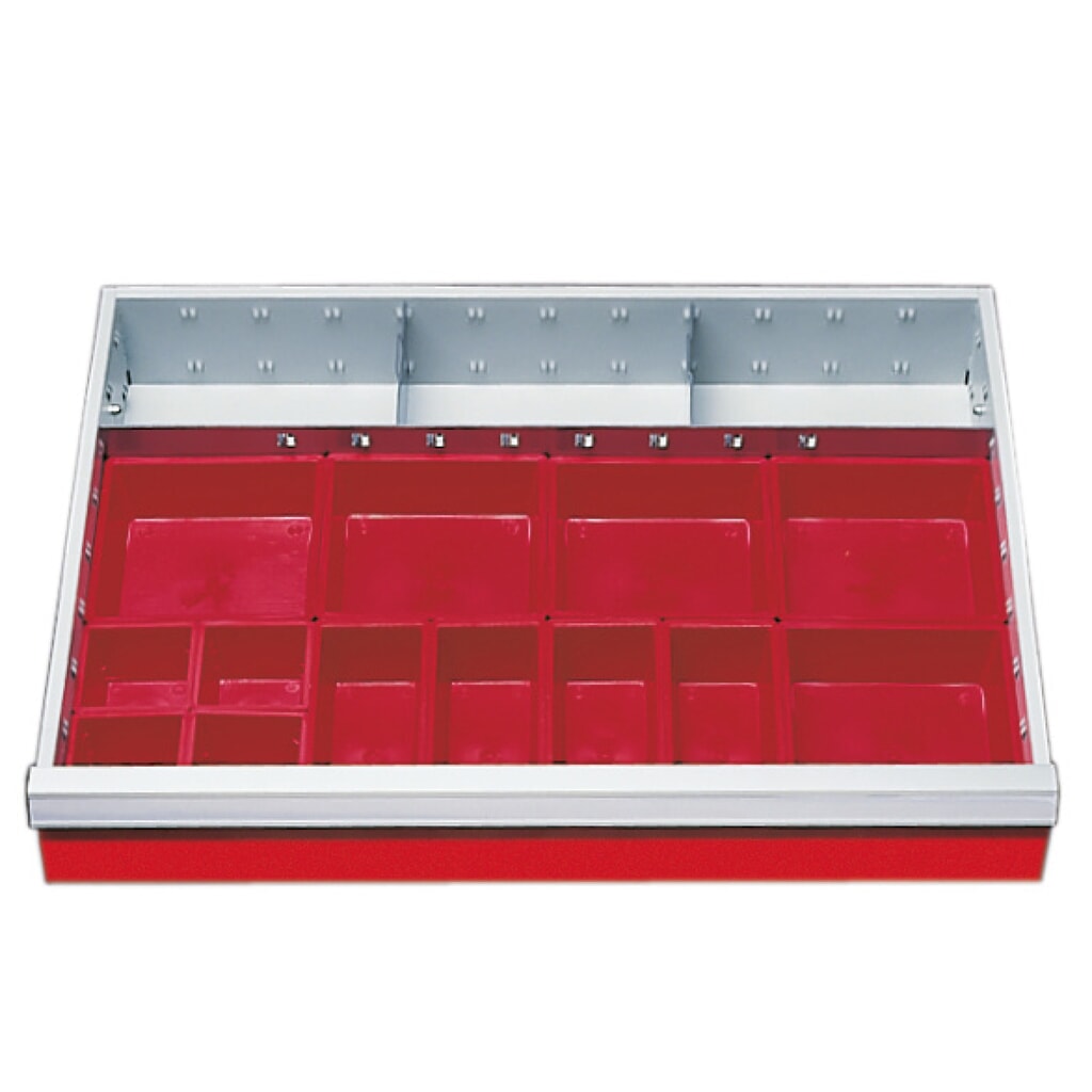 Box na drobné díly pro skříně se zásuvkami Bedrunka+Hirth Profi, šířka 680 mm Obrázek produktu: Box na drobné díly pro skříně se zásuvkami Bedrunka+Hirth Profi, šířka 680 mm
