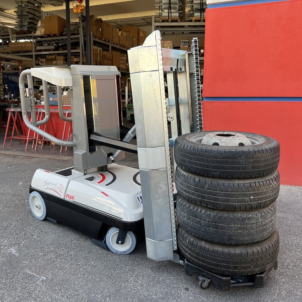 Číslo obrázku produktu 3: Bravi® Platforms komisionovací osobní zvedací plošina na pneumatiky Sprint TL