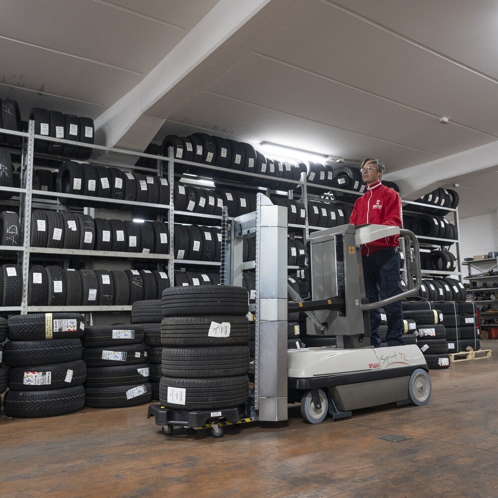 Číslo obrázku produktu 5: Bravi® Platforms komisionovací osobní zvedací plošina na pneumatiky Sprint TL