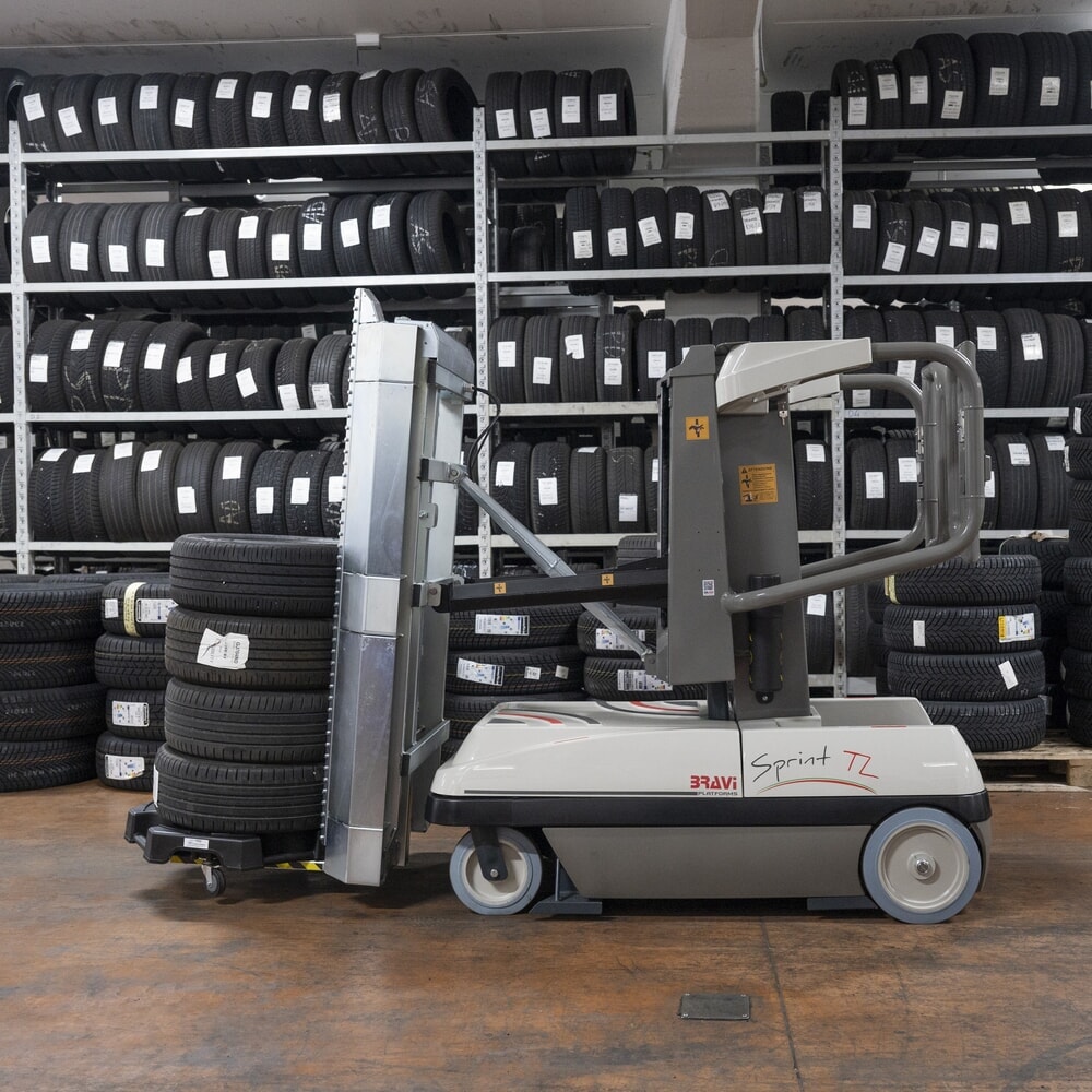 Číslo obrázku produktu 6: Bravi® Platforms komisionovací osobní zvedací plošina na pneumatiky Sprint TL