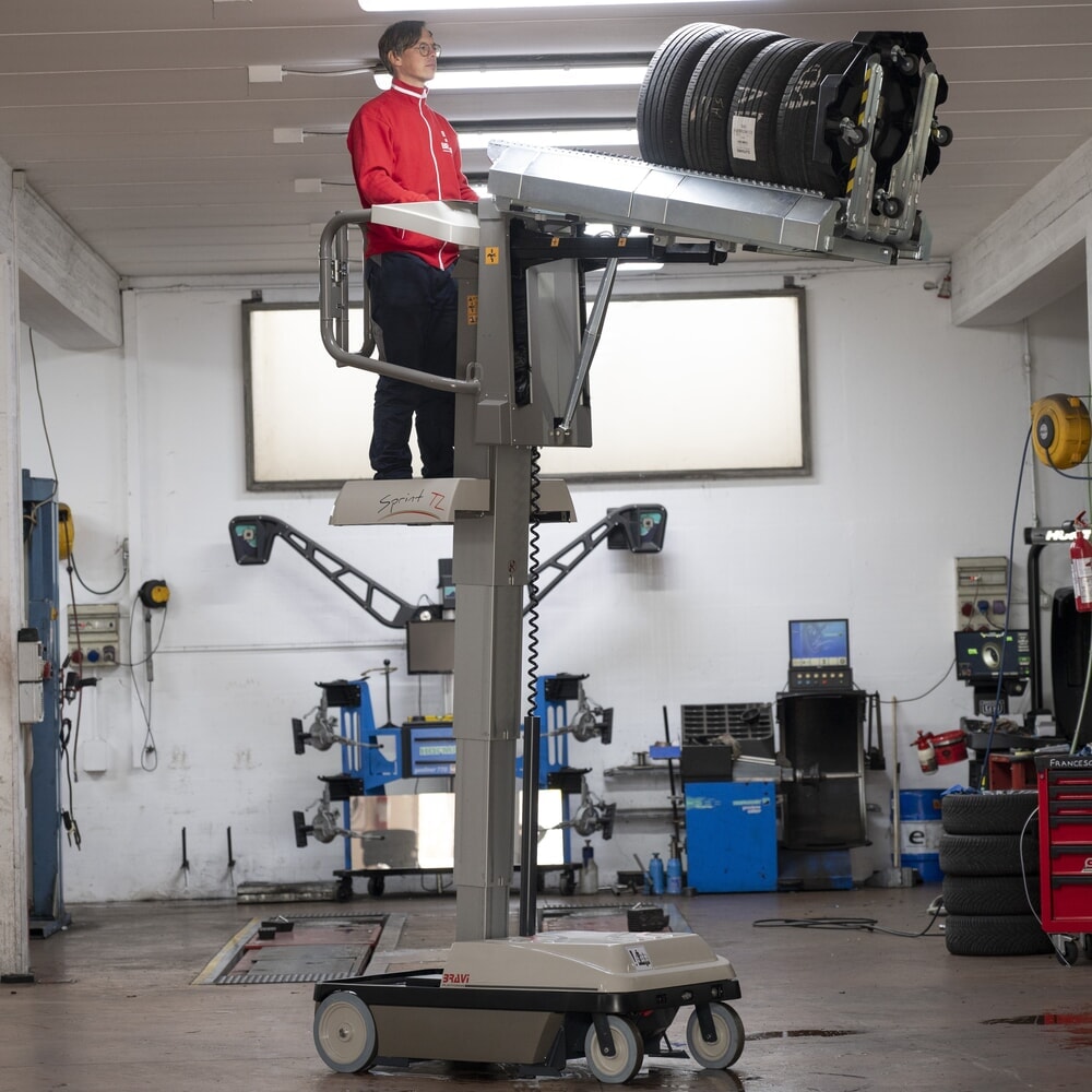 Číslo obrázku produktu 7: Bravi® Platforms komisionovací osobní zvedací plošina na pneumatiky Sprint TL