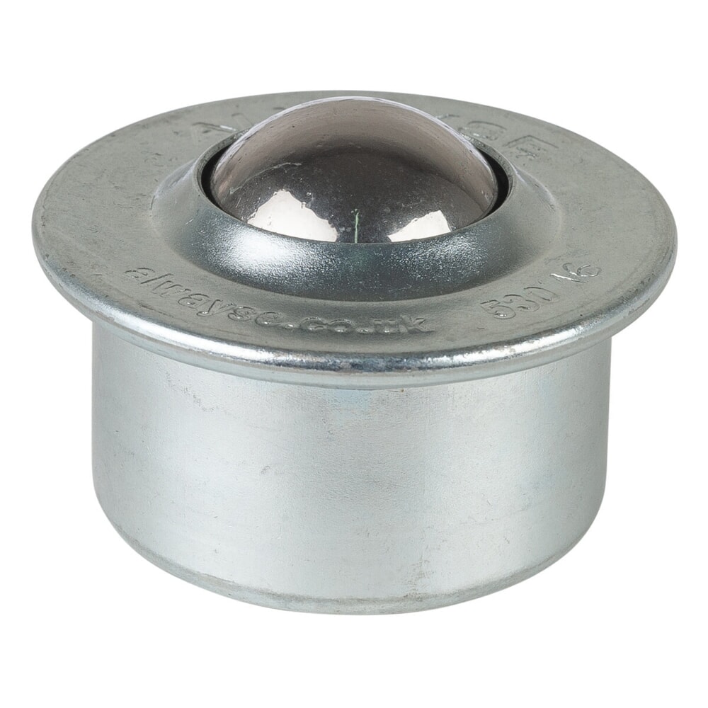 Číslo obrázku produktu 1: Kuličková jednotka, ocel, Ø 30 mm, nosnost 190 kg
