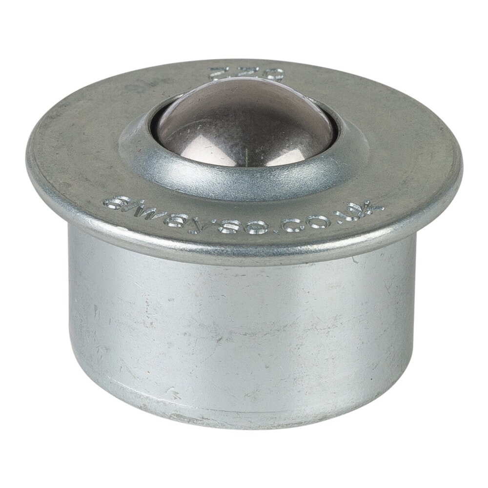 Číslo obrázku produktu 1: Kuličková jednotka, ocel, Ø 22 mm, nosnost 97 kg
