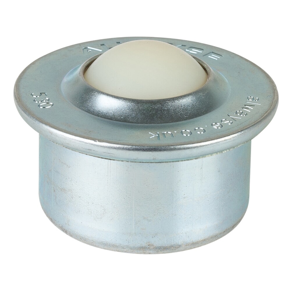 Číslo obrázku produktu 1: Kuličkový váleček, plast, Ø 30 mm, nosnost 7 kg