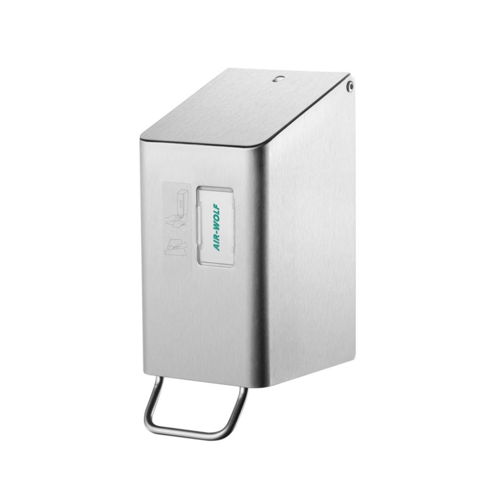 Obrázek produktu: Čistič záchodových prkének Air-Wolf pro 250 ml povrchové dezinfekce, kartáčovaná ušlechtilá ocel