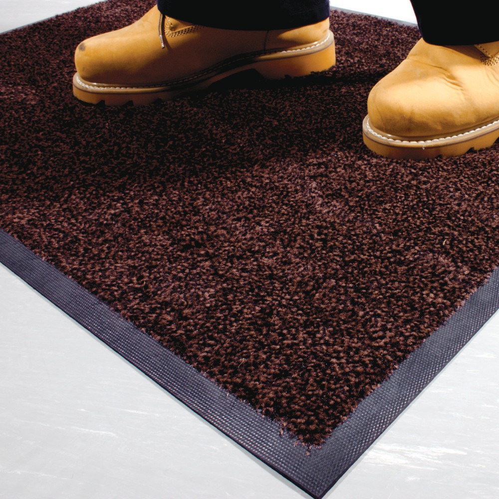 Číslo obrázku produktu 3: COBA Rohož k zachytávání nečistot z nylonu, Š×H 600 × 850 mm, černá/hnědá