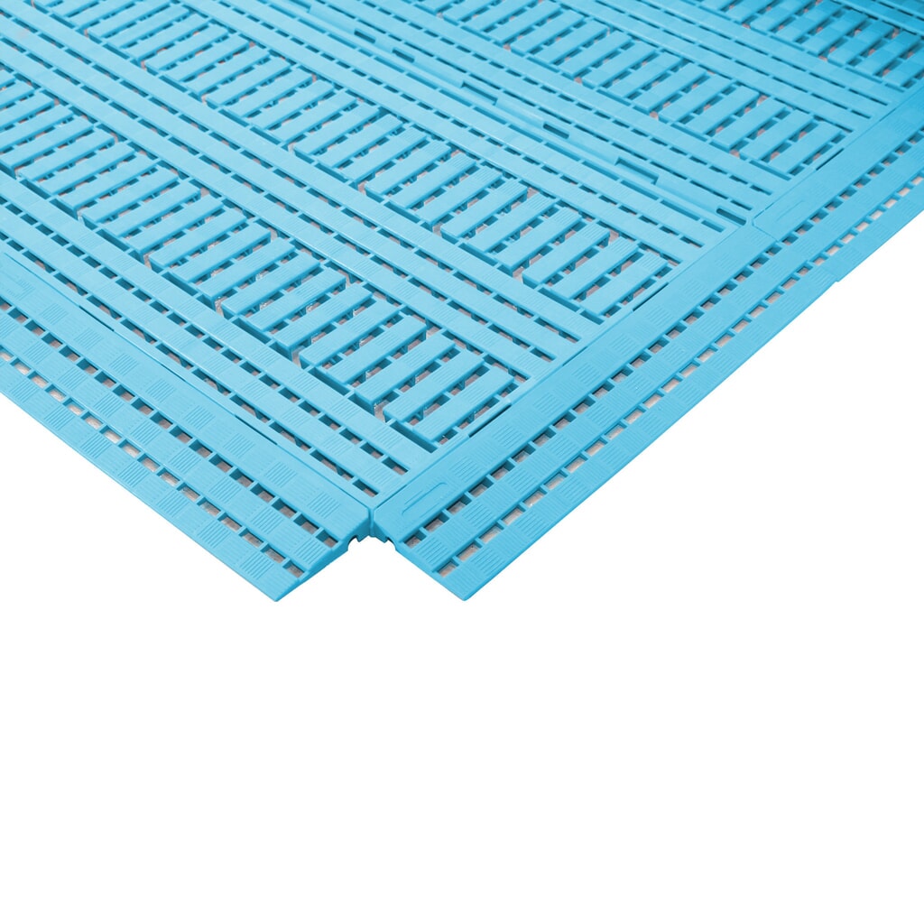 COBA Okrajová lišta pro pracovní rohož, PE, Š×H 600 × 12 mm, modrá Obrázek produktu: COBA Okrajová lišta pro pracovní rohož, PE, Š×H 600 × 12 mm, modrá