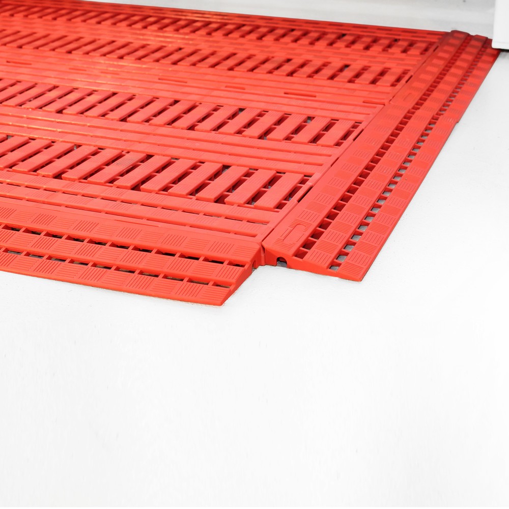 Číslo obrázku produktu 2: COBA Pracovní rohož, PE, Š×H 600 × 1200 mm, oranžová