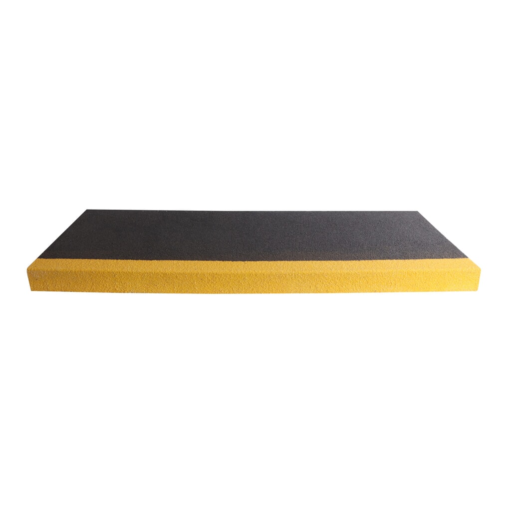 COBA Protiskluzový profil na hranu schodu COBAGRiP® Stair Tread, VxŠxH 5,5 x 750 x 345 mm, černá/žlutá Číslo obrázku produktu 2: COBA Protiskluzový profil na hranu schodu COBAGRiP® Stair Tread, VxŠxH 5,5 x 750 x 345 mm, černá/žlutá