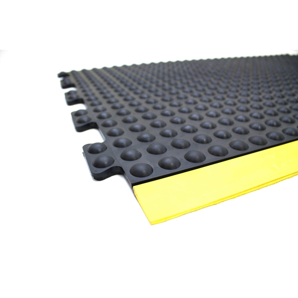 COBA Protiúnavová rohož Bubblemat Safety, středový dílec, ŠxH 600 x 900 mm, černá/žlutá Číslo obrázku produktu 2: COBA Protiúnavová rohož Bubblemat Safety, středový dílec, ŠxH 600 x 900 mm, černá/žlutá