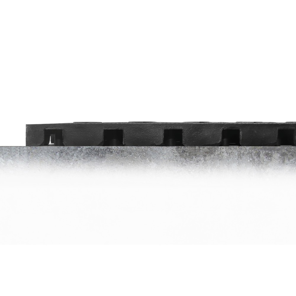 Číslo obrázku produktu 2: COBA Protiúnavová rohož Fatigue Lock Premium, neděrovaná, ŠxH 500 x 500 mm, černá