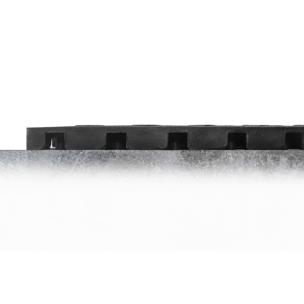 COBA Protiúnavová rohož Fatigue Lock Premium, neděrovaná, ŠxH 500 x 500 mm, černá Číslo obrázku produktu 2: COBA Protiúnavová rohož Fatigue Lock Premium, neděrovaná, ŠxH 500 x 500 mm, černá