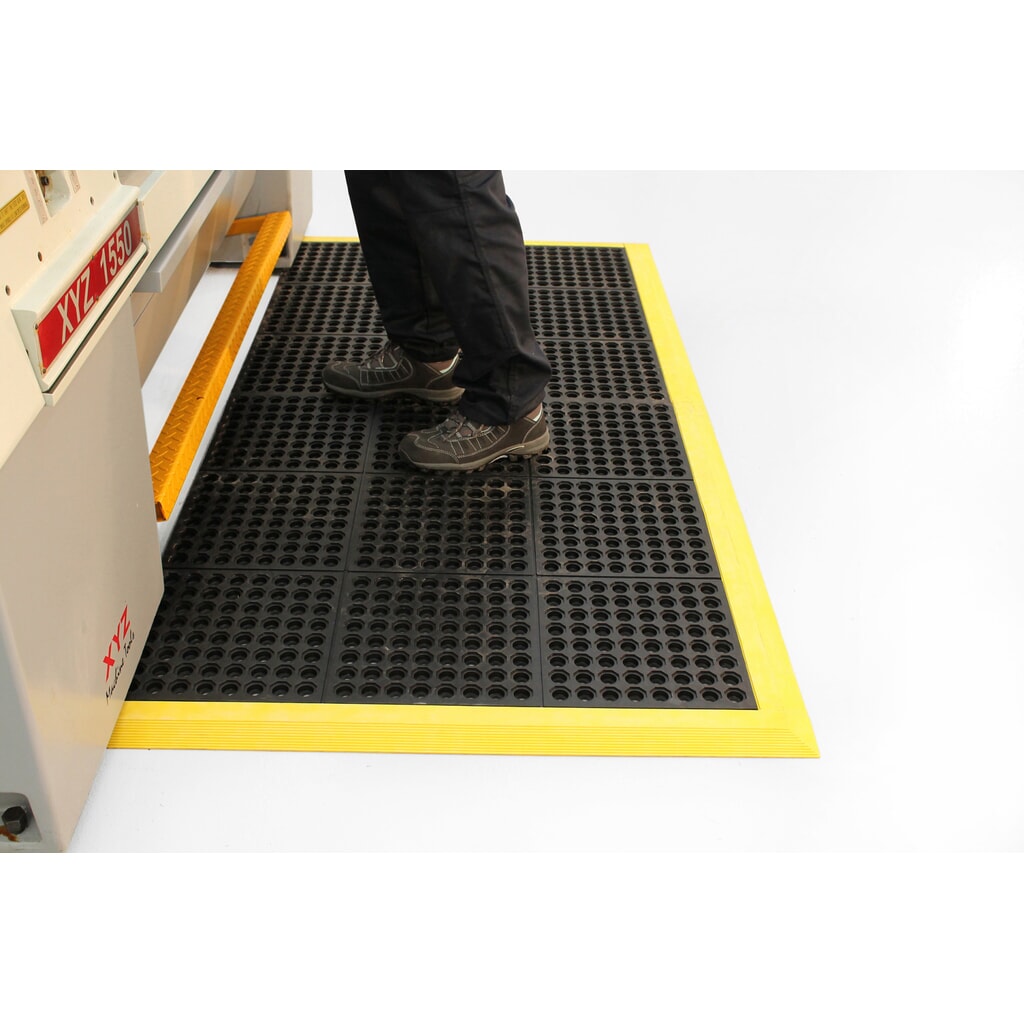 COBA Protiúnavová rohož Fatigue Step Grit Top, nitril, ŠxH 900 x 900 mm Číslo obrázku produktu 4: COBA Protiúnavová rohož Fatigue Step Grit Top, nitril, ŠxH 900 x 900 mm