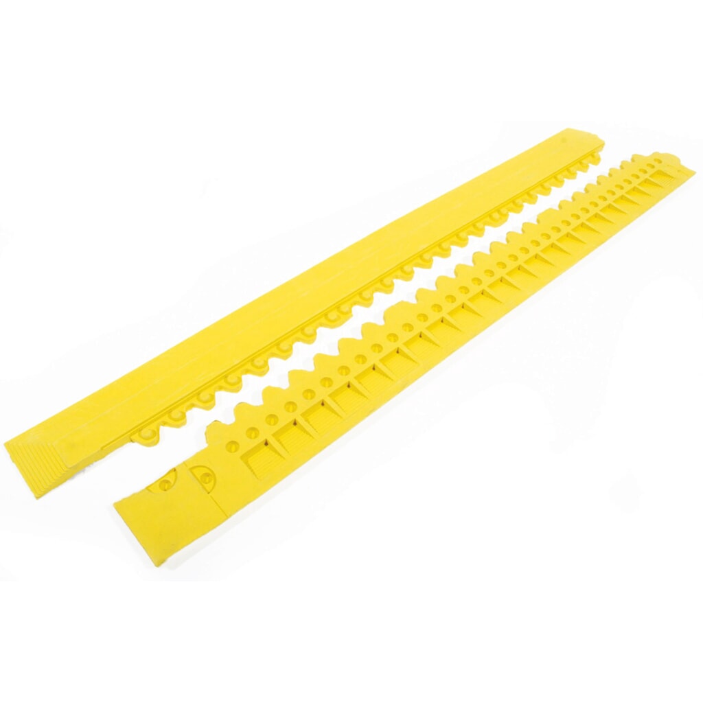 COBA Protiúnavová rohož Fatigue Step, postranní lišta, standard, pero, žlutá Obrázek produktu: COBA Protiúnavová rohož Fatigue Step, postranní lišta, standard, pero, žlutá