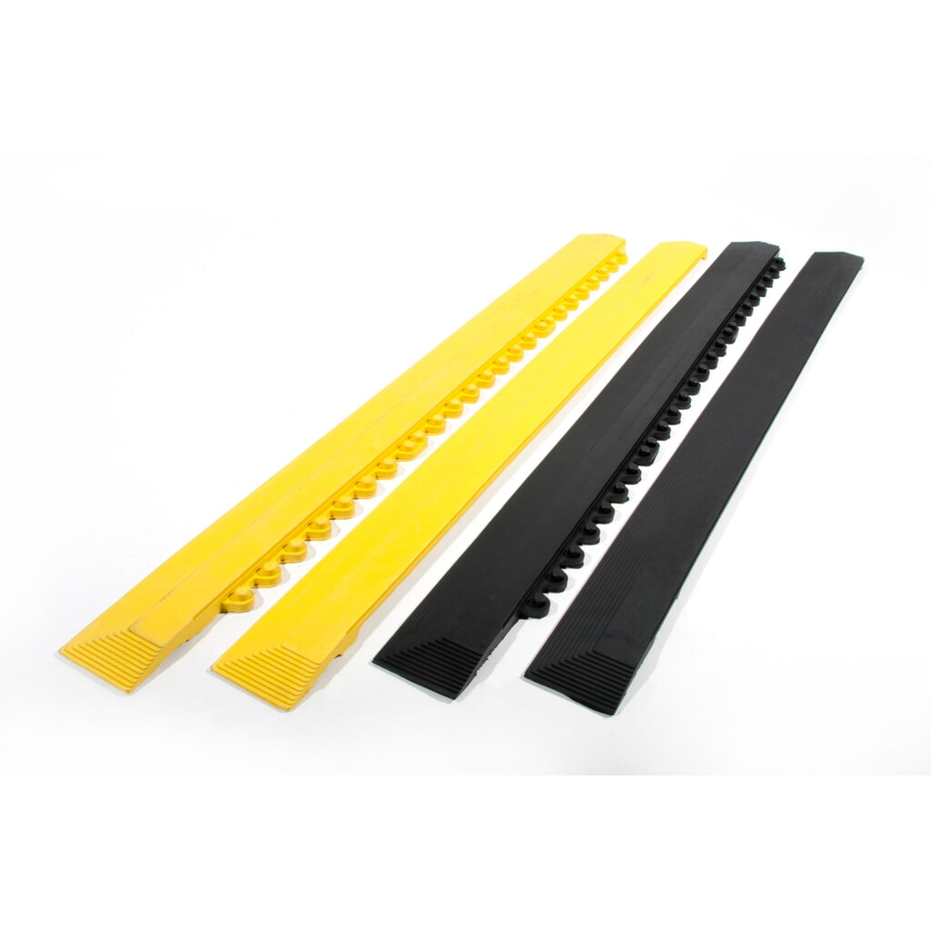 COBA Protiúnavová rohož Fatigue Step, postranní lišta, standard, pero, žlutá Číslo obrázku produktu 3: COBA Protiúnavová rohož Fatigue Step, postranní lišta, standard, pero, žlutá
