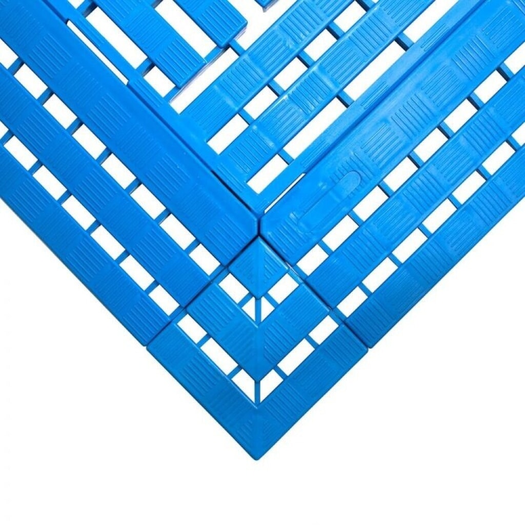 Obrázek produktu: COBA Roh pro pracovní rohož, PE, Š×H 112 × 112 mm, modrá