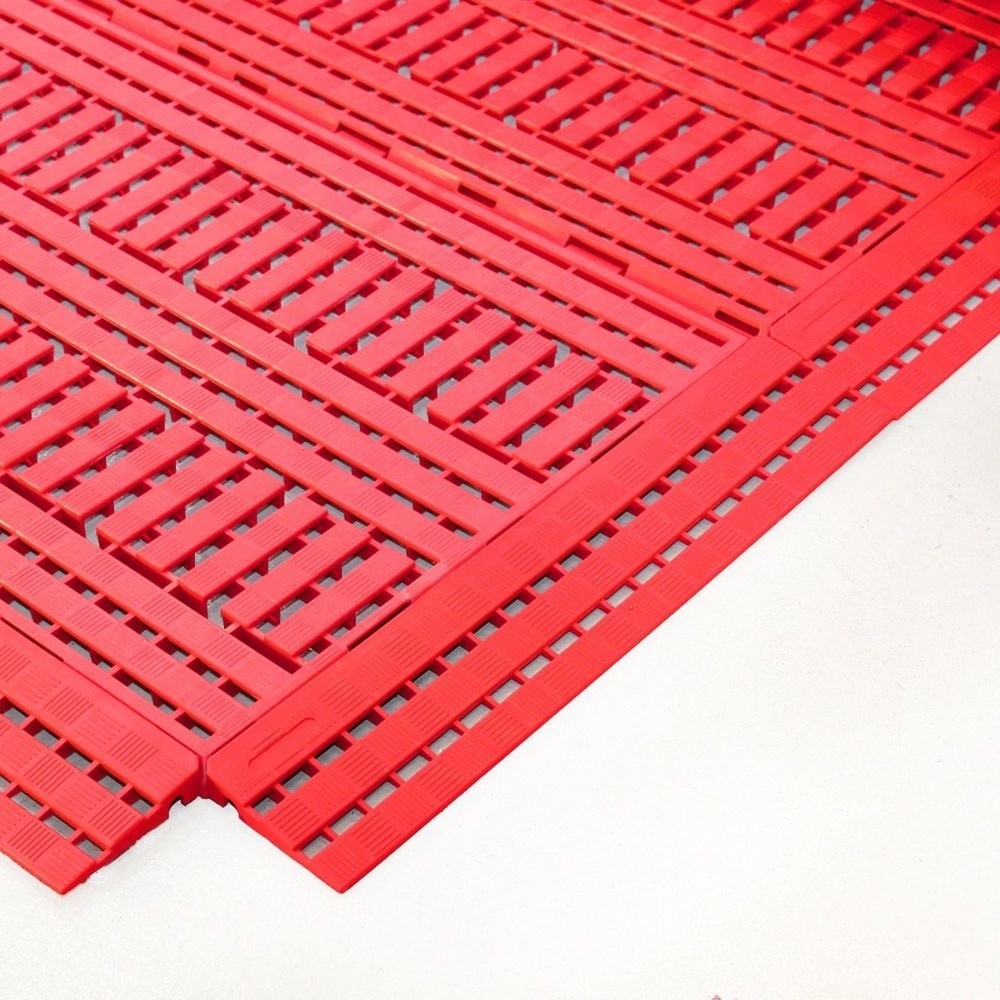 Číslo obrázku produktu 2: COBA Roh pro pracovní rohož, PE, Š×H 112 × 112 mm, oranžová