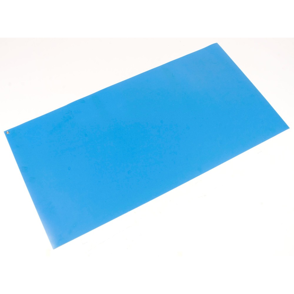 Číslo obrázku produktu 1: COBA Sada pracovních rohoží ESD z PVC s vodivou vrstvou, Š×H 1200 × bm, modrá