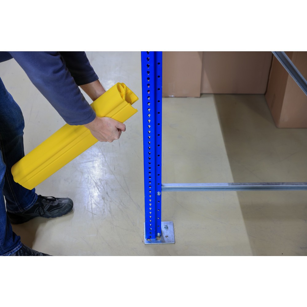 Číslo obrázku produktu 11: Ochrana regálů Alfa proti najetí Dancop d-flexx, z plastu, vnitřní rozměry VxŠ 600 x 100–125 mm